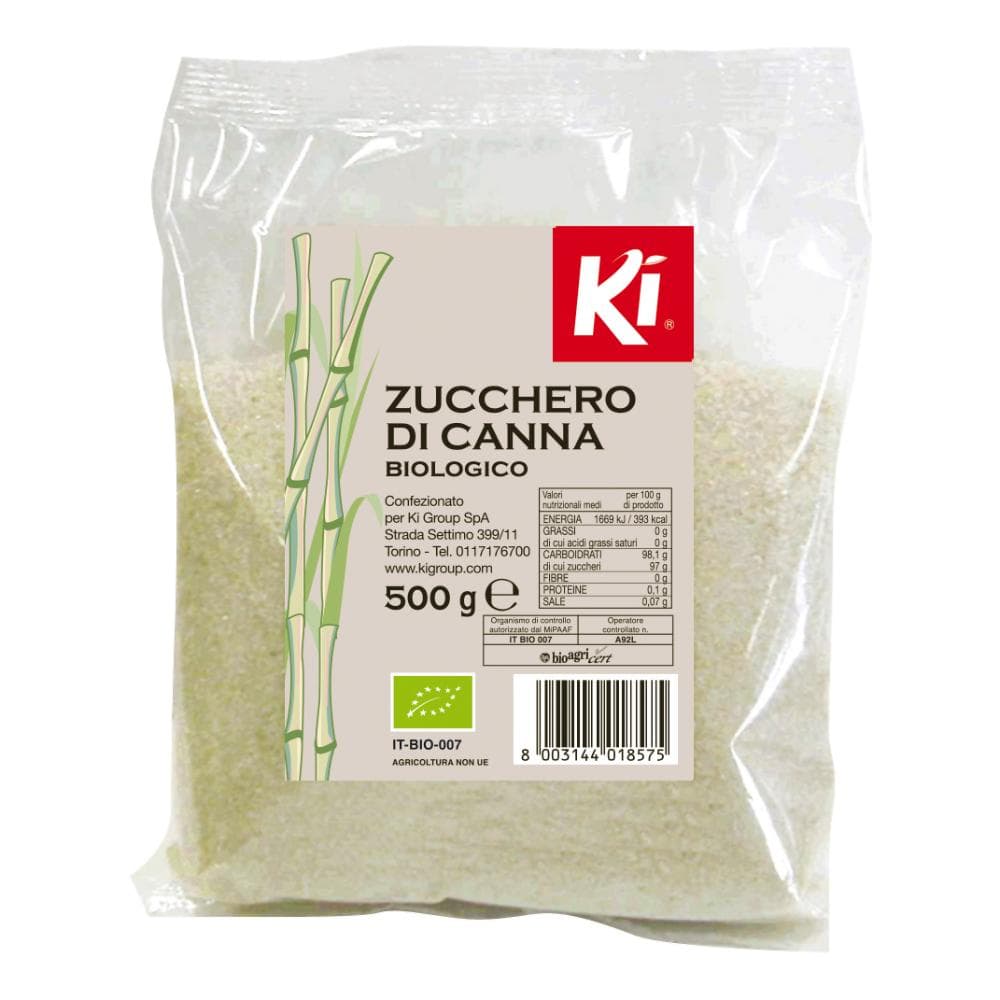 Zucchero di canna grezzo biologico 500 g