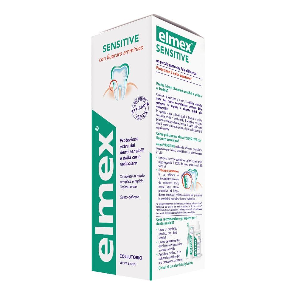 Elmex sensitive plus collutorio 400 ml