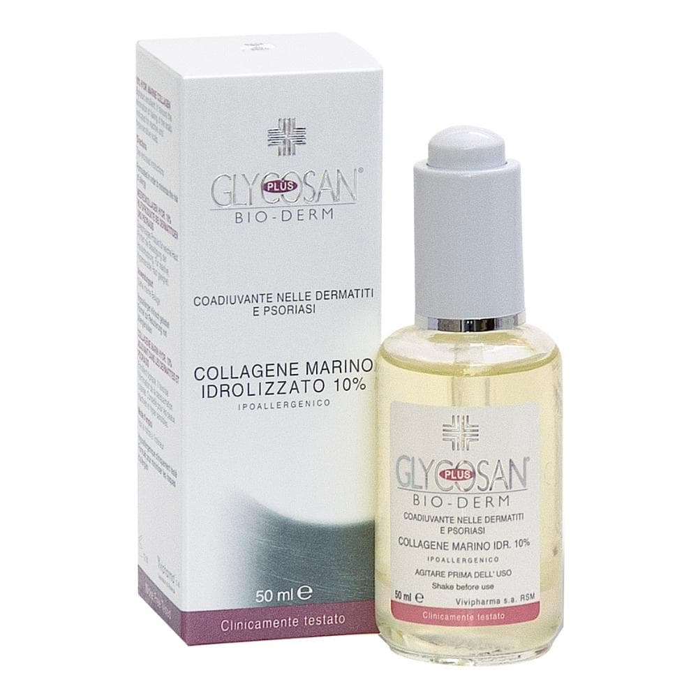 Gycosan Plus Bioderm 10% Collagene Marino Idrolizzato Emolliente Bifasico 50 ml
