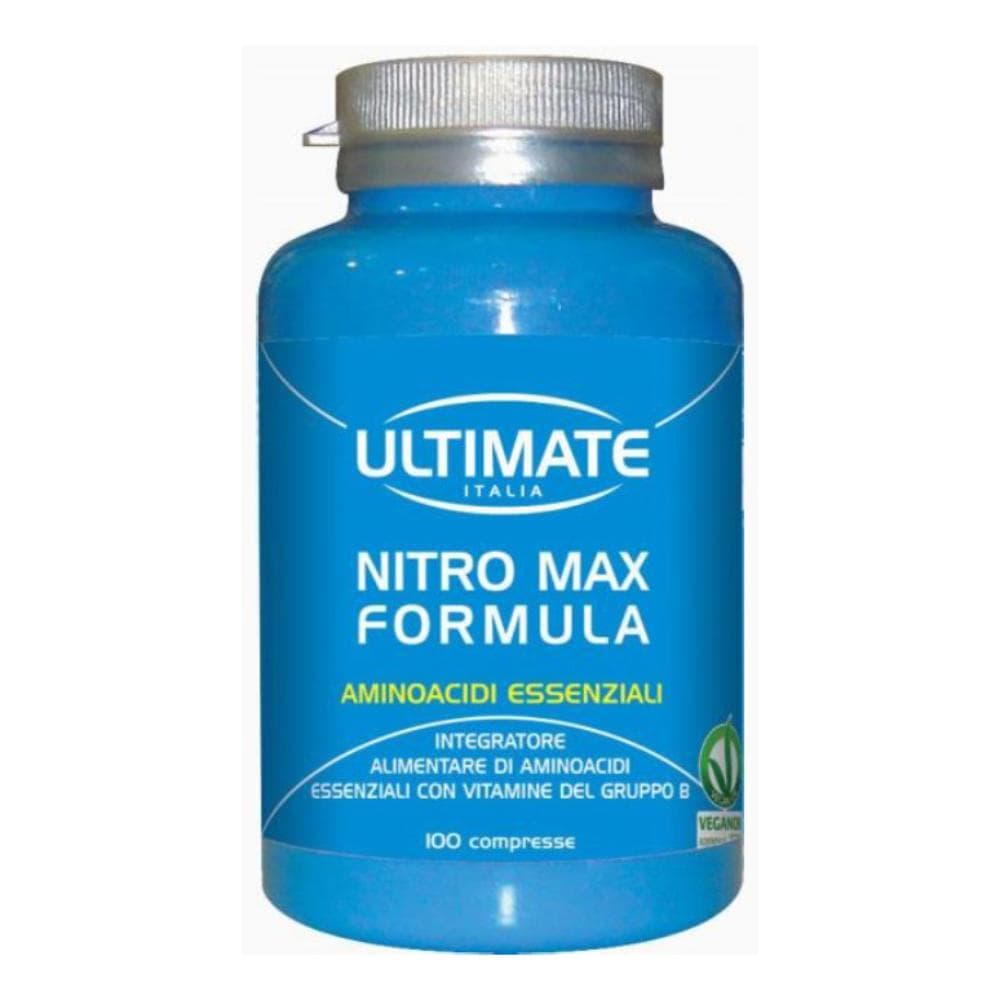 Ultimate Nitro Max Formula Integratore Amminoacidi Essenziali 100 Compresse