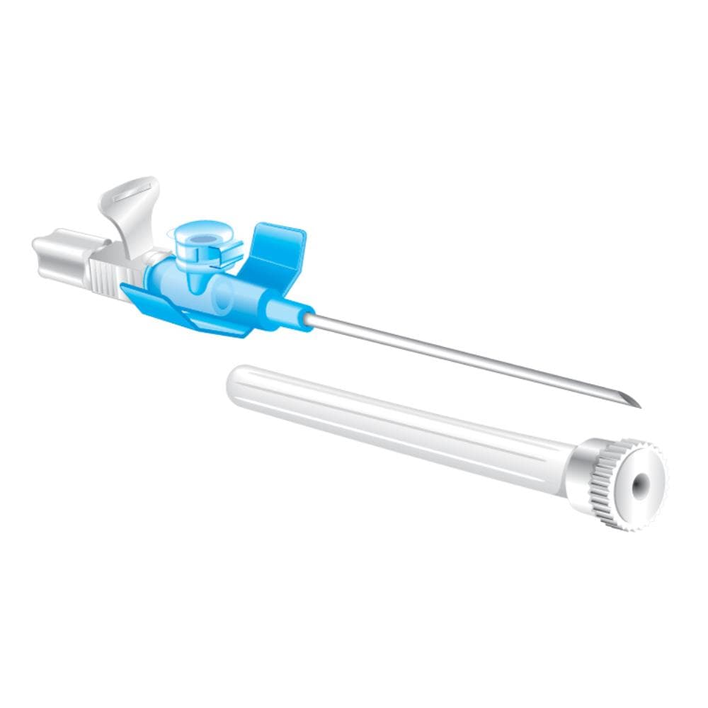 AGO CANNULA PER ACCESSO VENOSO PERIFERICO VENOPIC DIAMETRO GAUGE 20 LUNGHEZZA 32 MM A 2 VIE IN BLISTER PEEL PACK CONO LUER LOCK CATETERE RADIOPACO IN FEP 1 PEZZO