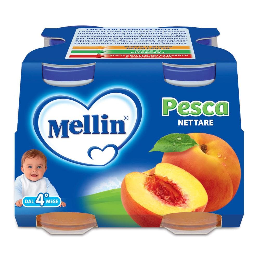 Mellin nettare pesca 4x125ml