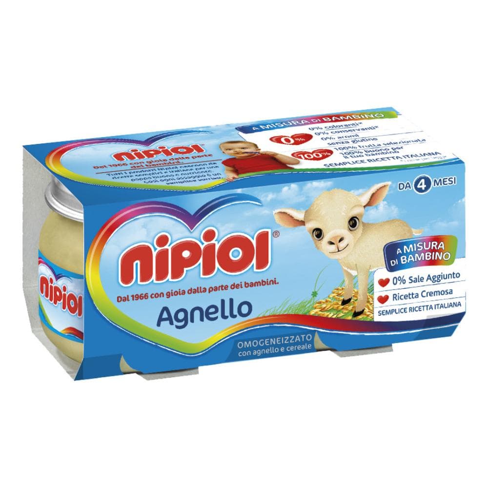 Nipiol Omogeneizzato Di Agnello 2 x80 g