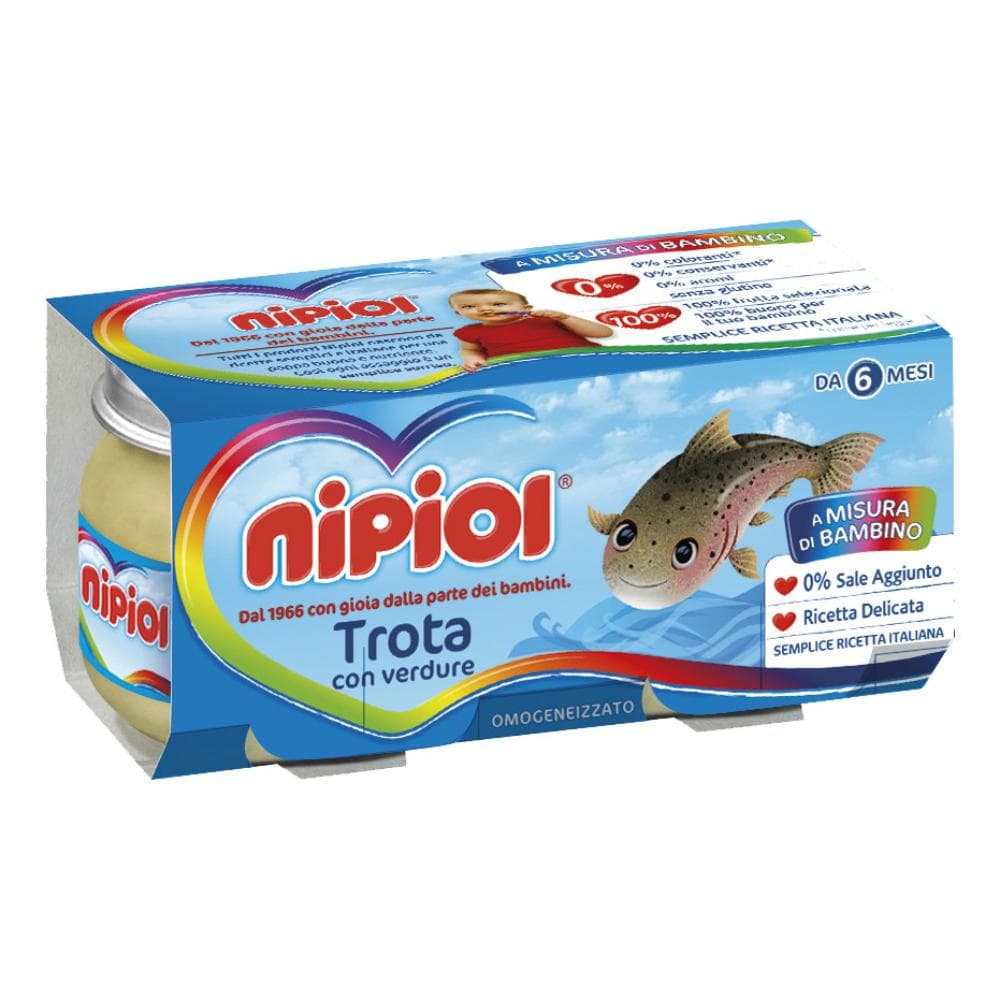 Nipiol Omogeneizzato Di Trota 2 x80 g