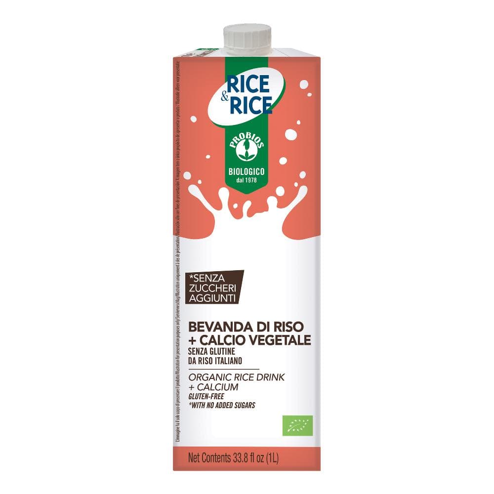 Probios Rice&Rice Bevanda di riso con calcio biologica 1000 ml