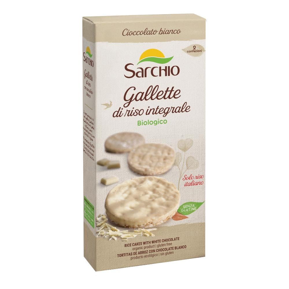 Sarchio Gallette Riso Con Cioccolato Bianco 100 g