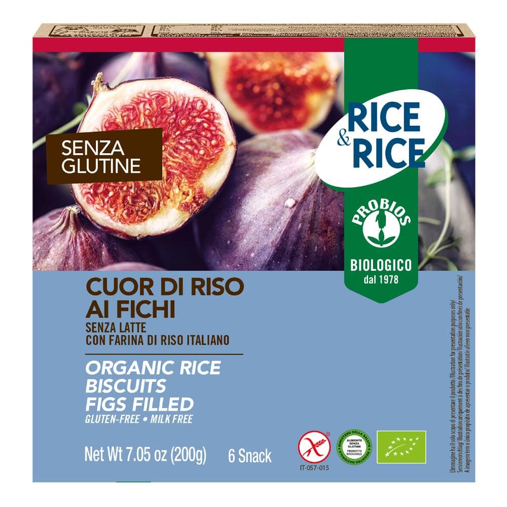 Rice&Rice Cuor Di Riso Ai Fichi Senza Glutine 6x33 g