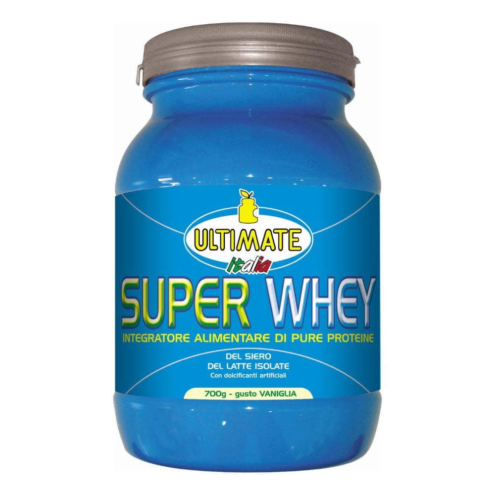 Ultimate Italia Super Whey Integratore di Proteine Purissime Vaniglia 700 g