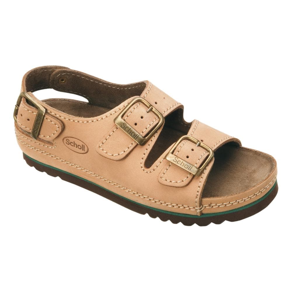 Dr. Scholl Airbag Nubuck Sandalo Cuoio Con Cinturino n°38