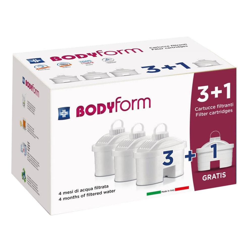 Laica Bodyform Cartucce Filtranti 4 Pezzi