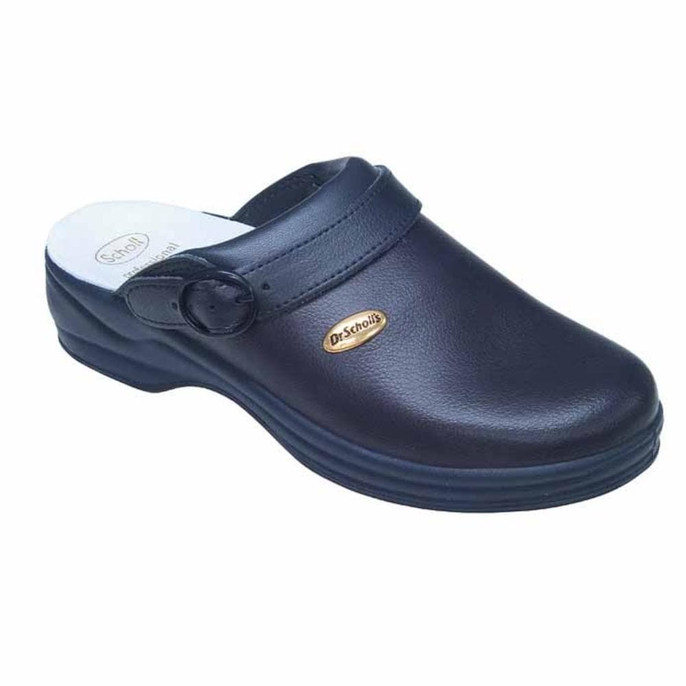 Dr. Scholl New Clog Bonus Liscio Pelle Blue Navy n°38