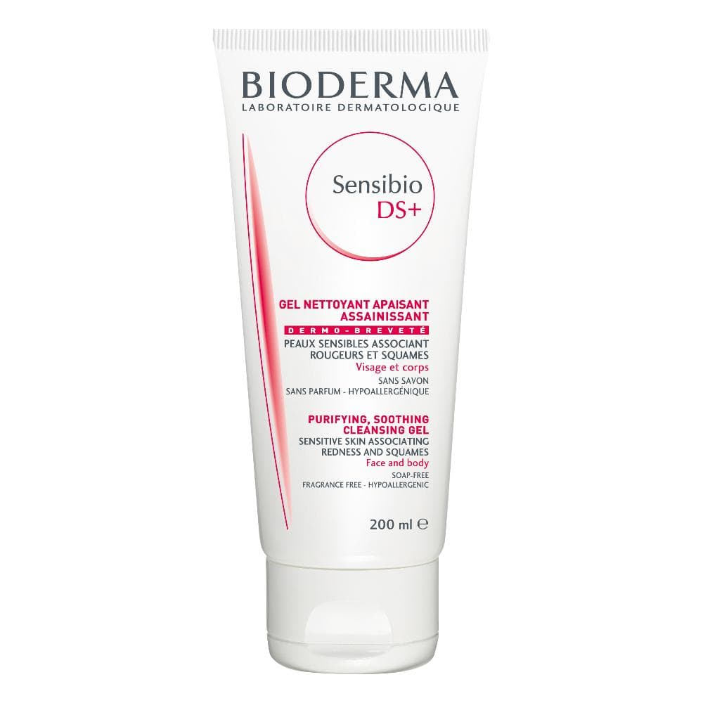 Bioderma Sensibio DS+ Moussant Gel Lenitivo Purificante Pelle Arrossata Con Squame 200 ml
