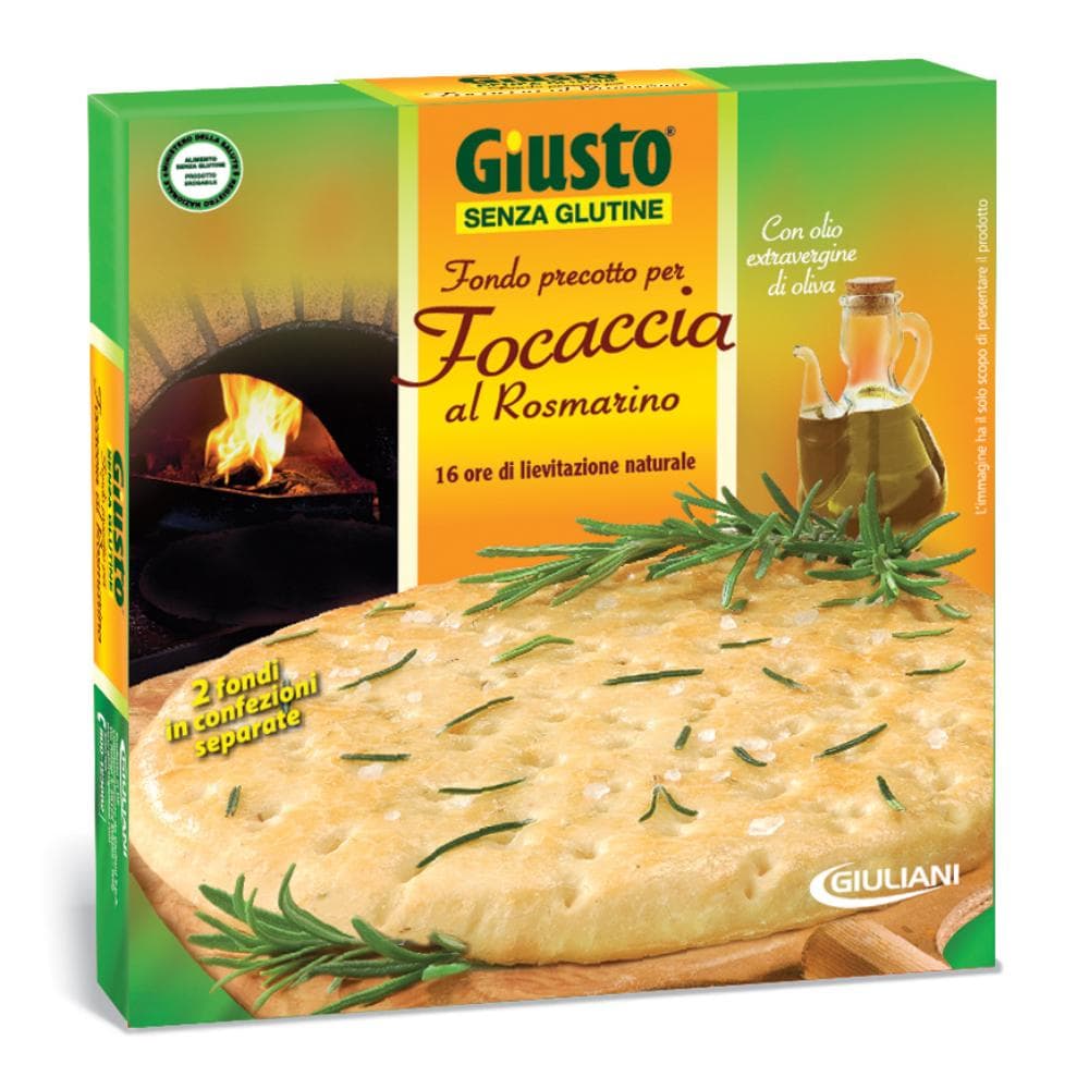 Giusto Fondo per Focaccia al Rosmarino Senza Glutine