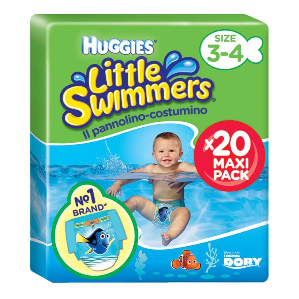 Huggies Little Swimmers S 7/12 Kg Pacco Doppio 20 Pezzi