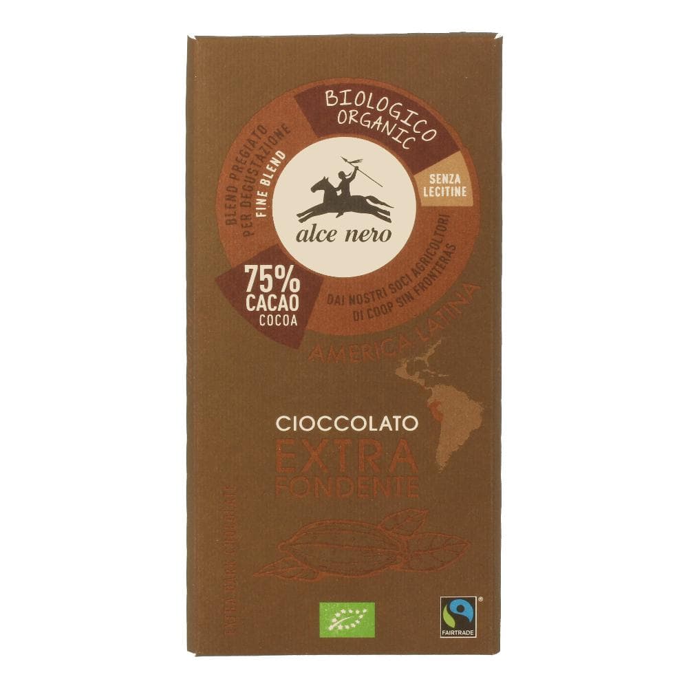 Alce Nero Tavoletta Cioccolato Extra Fondente Biologica 100 g