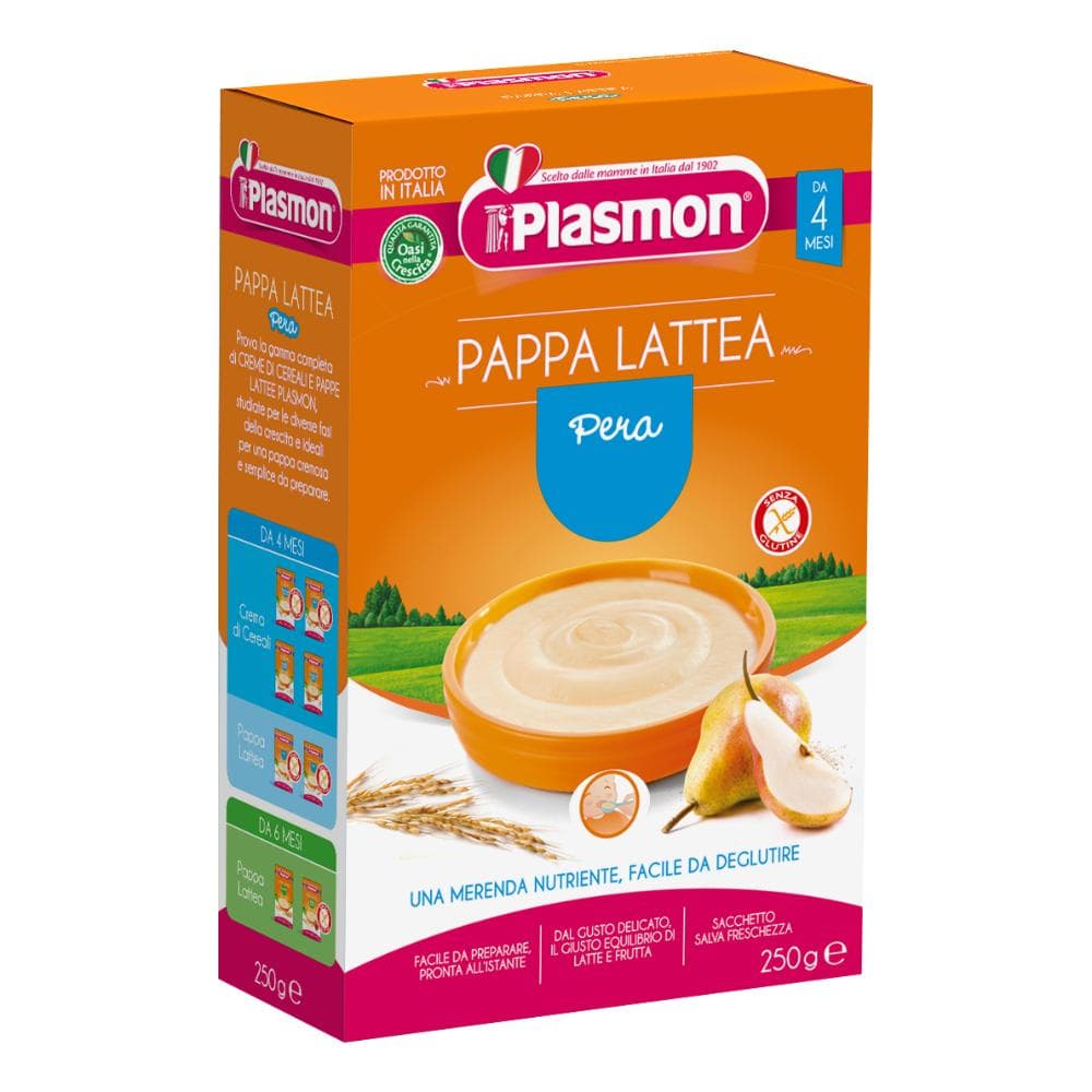Plasmon Pera Pappa lattea 250 g