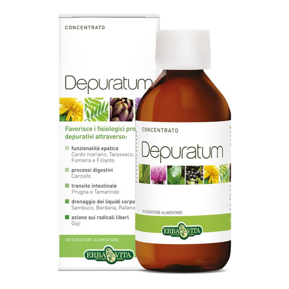Erba Vita Depuratum Concentrato Integratore Depurativo 200 ml