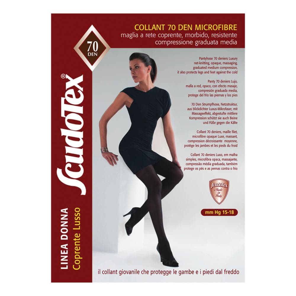 Scudotex collant 70 coprente lusso m.r. nero 2