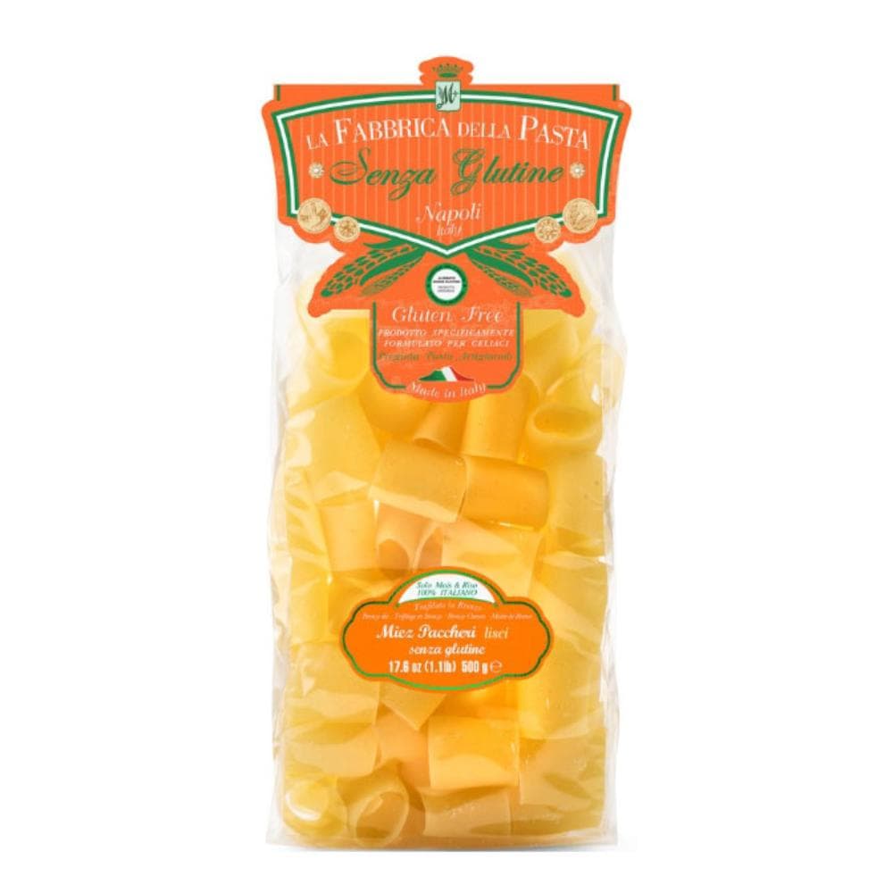 Miez paccheri lisci pasta senza glutine 500 g