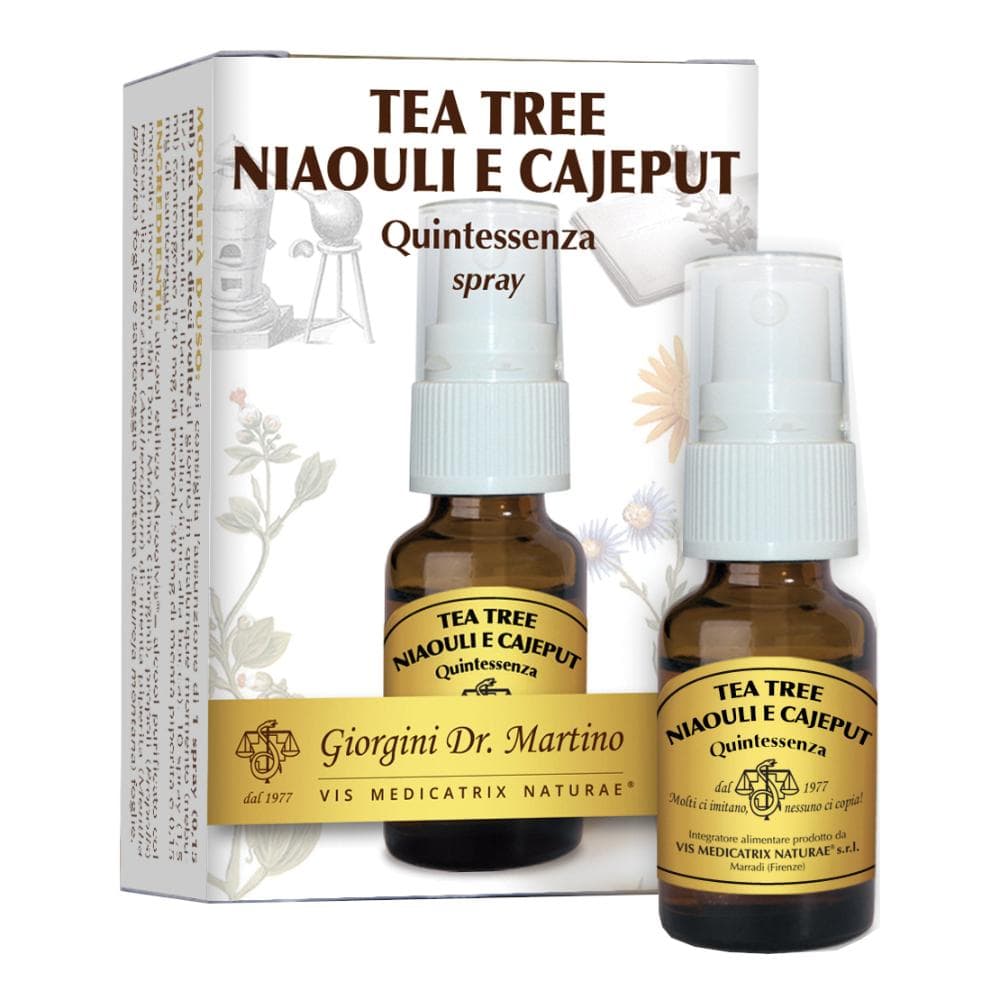 Tea tree niaouli e cajeput quintessenza spray 15 ml