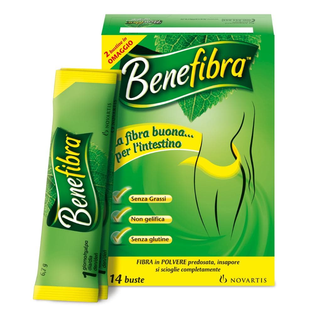 Benefibra polvere 28 bustine confezione promo