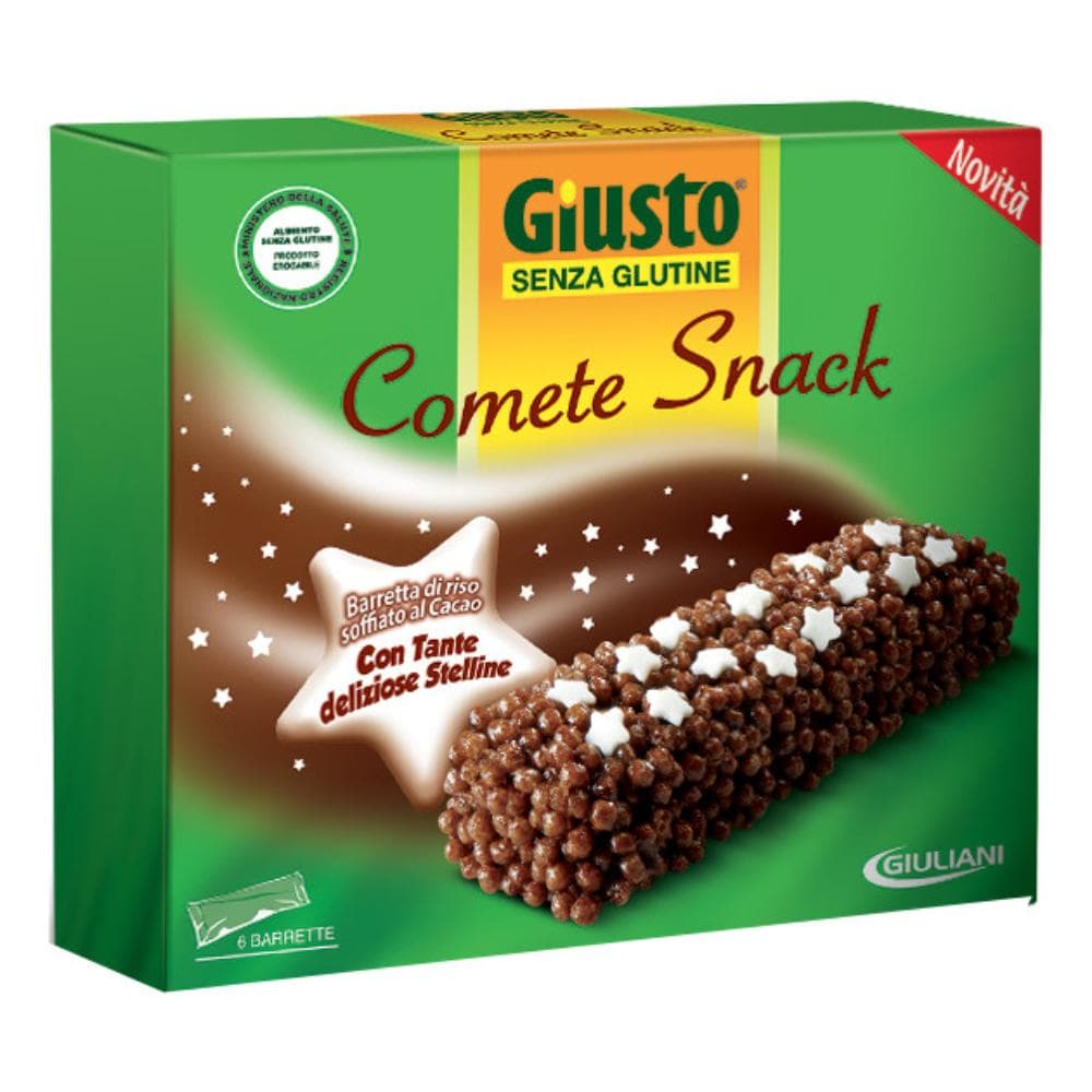 Giusto Comete Snack Barrette Senza Glutine