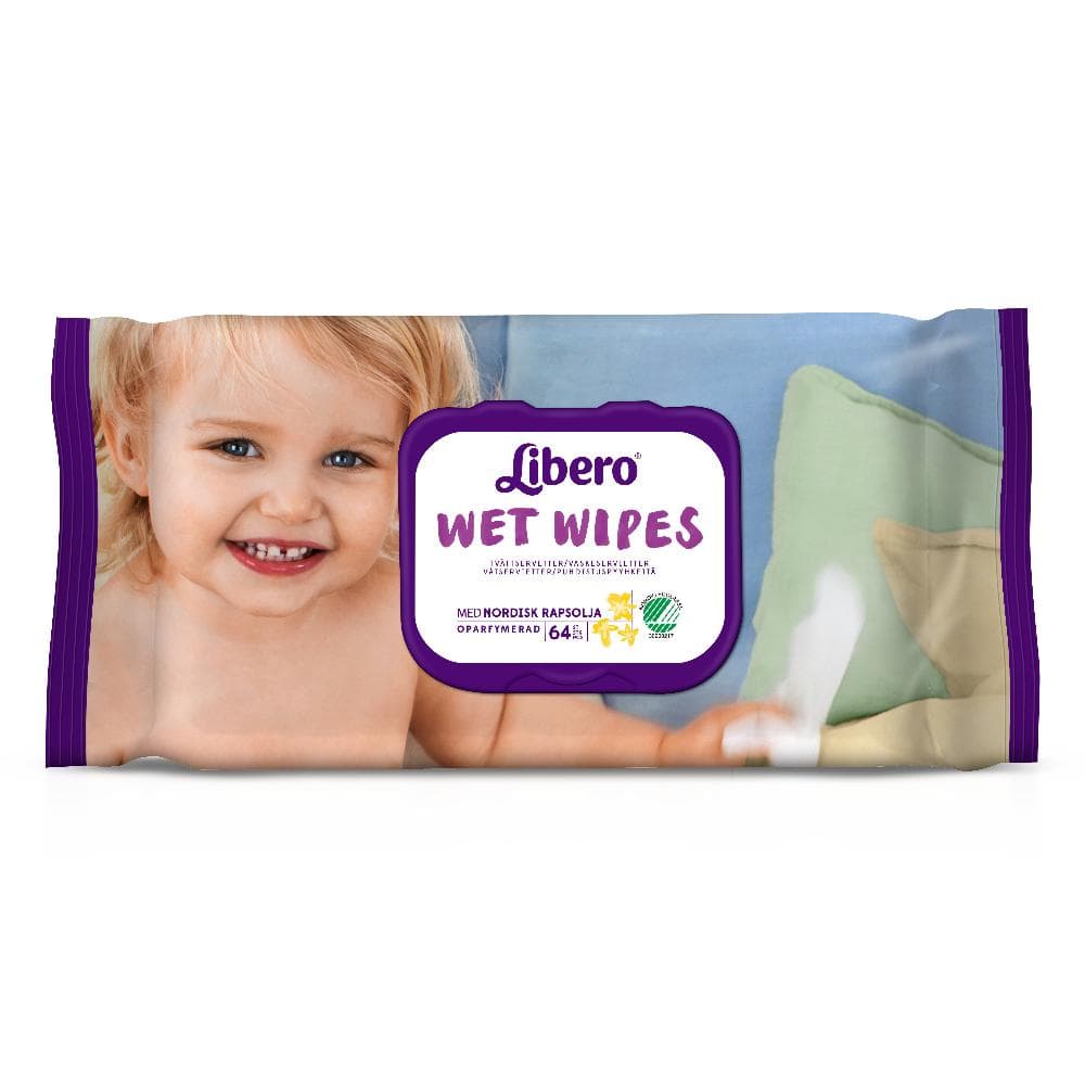 Libero Wet Wipes Salviette Detergenti 64 Pezzi