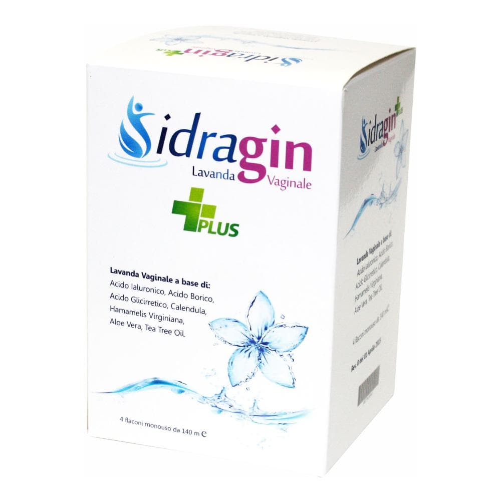 Idragin plus lavanda vaginale 4 flaconi da 140 ml