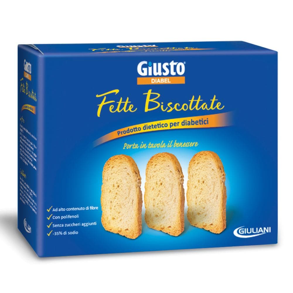Giusto Diabel Fette biscottate per diabetici 300 g