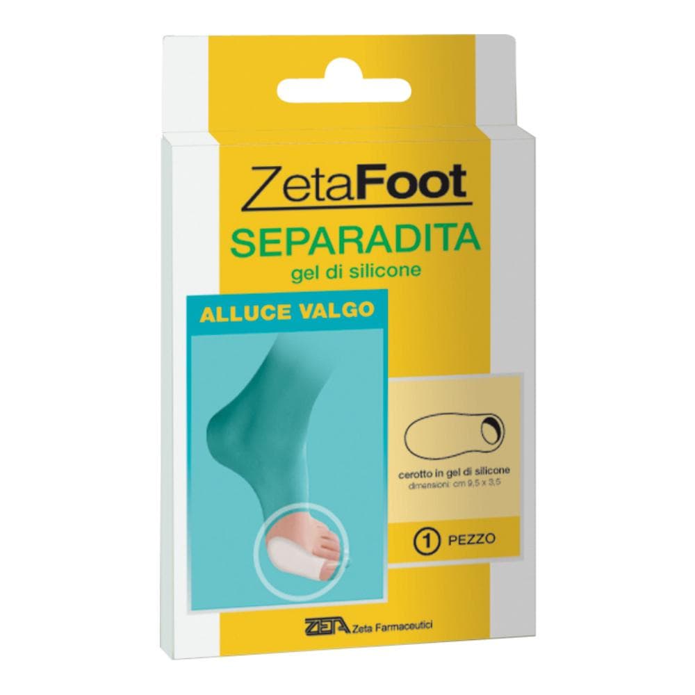 Zeta foot.separad.alluce valgo