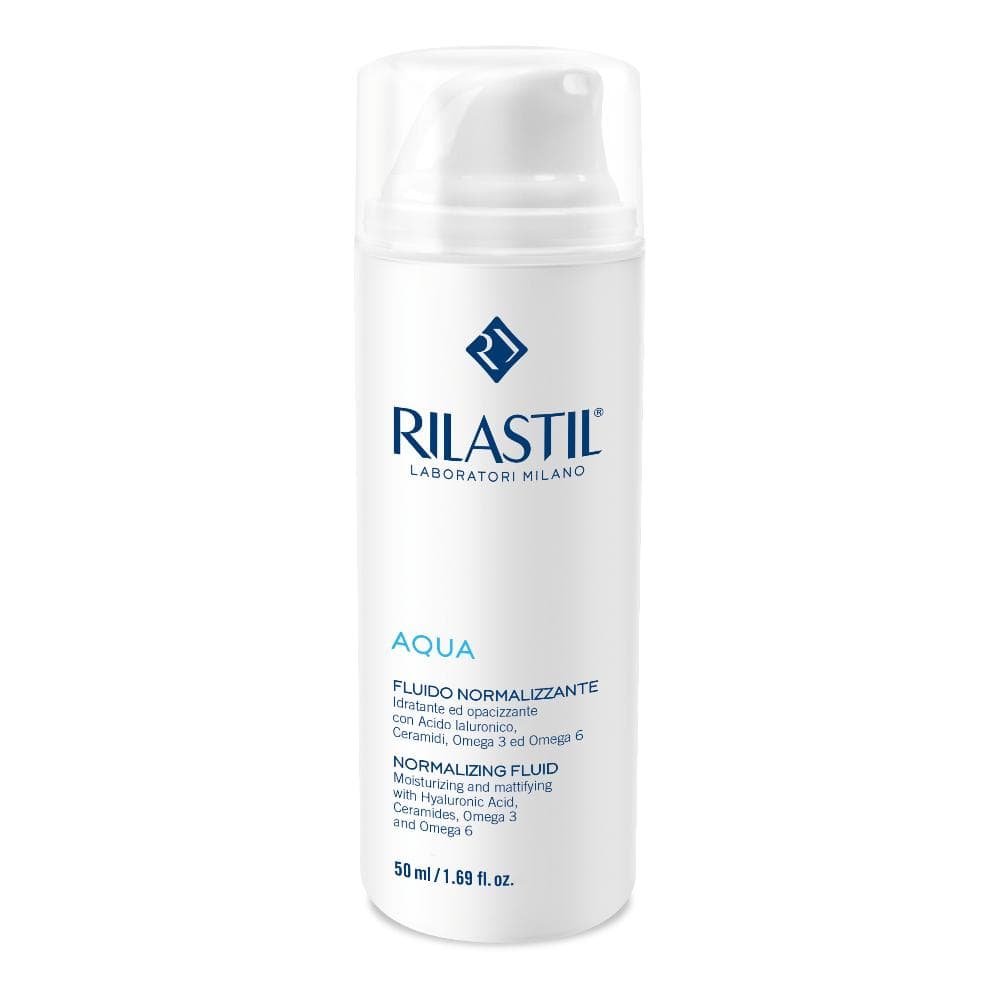 Rilastil Aqua Fluido Normalizzante Viso Pelle Mista e Impura 50 ml