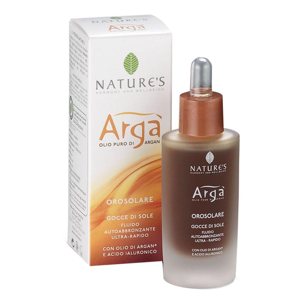 Nature's Argà Gocce di Sole Viso Fluido Autoabbronzante 30 ml