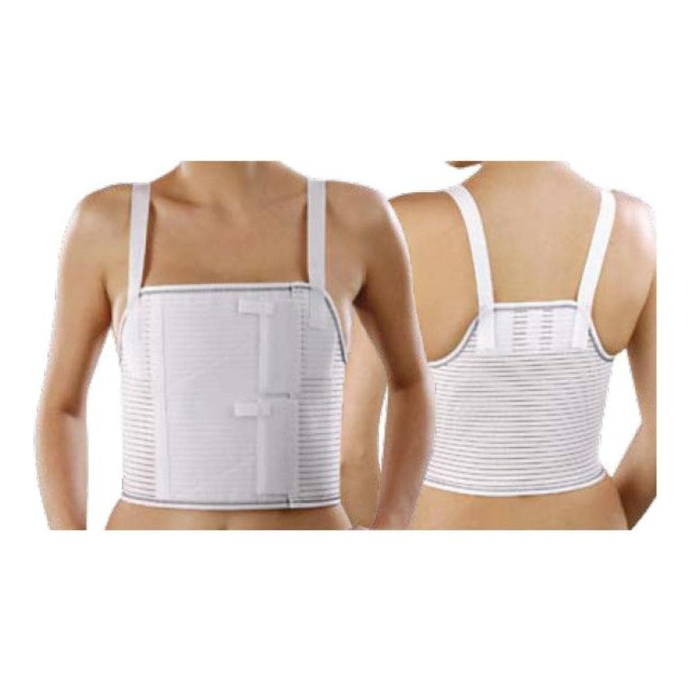 Orione 3097 fascia toracica con bretelle h cm27 bianco xl