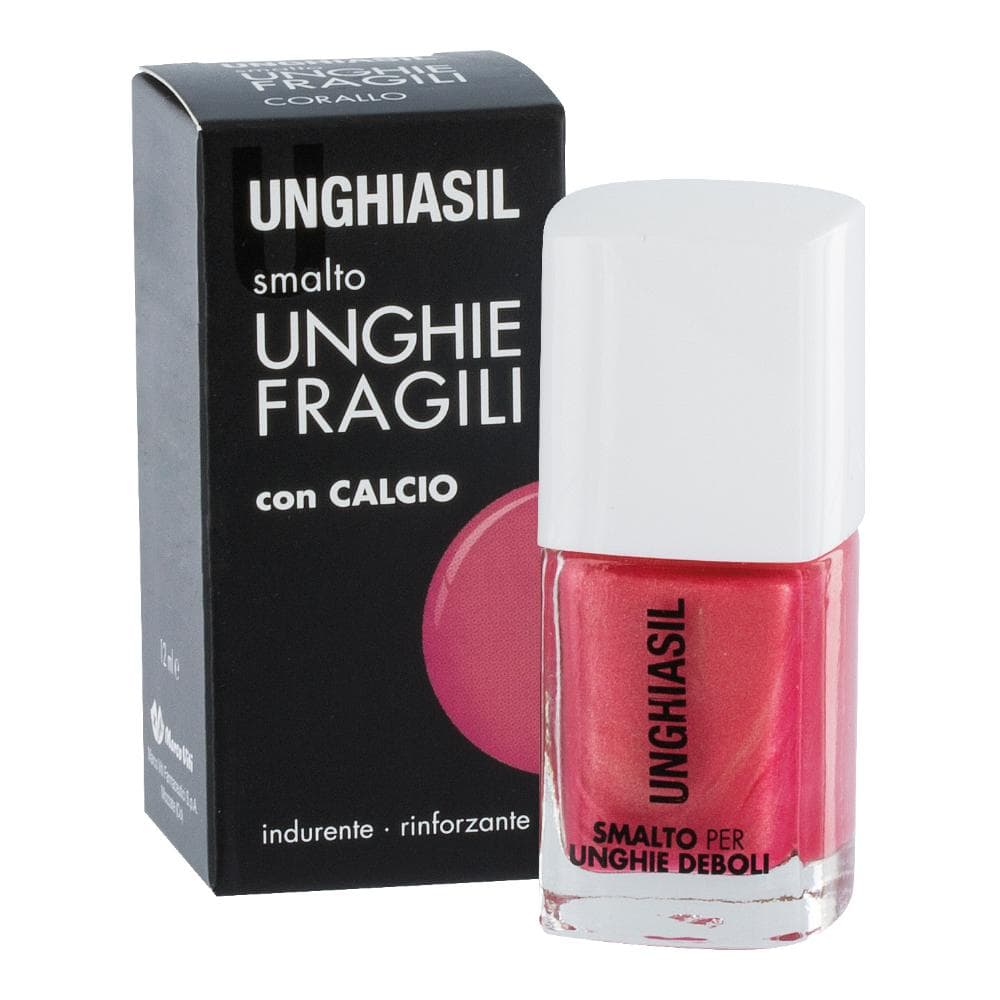 Unghiasil Smalto Unghie Fragili Corallo Flacone 12 Ml