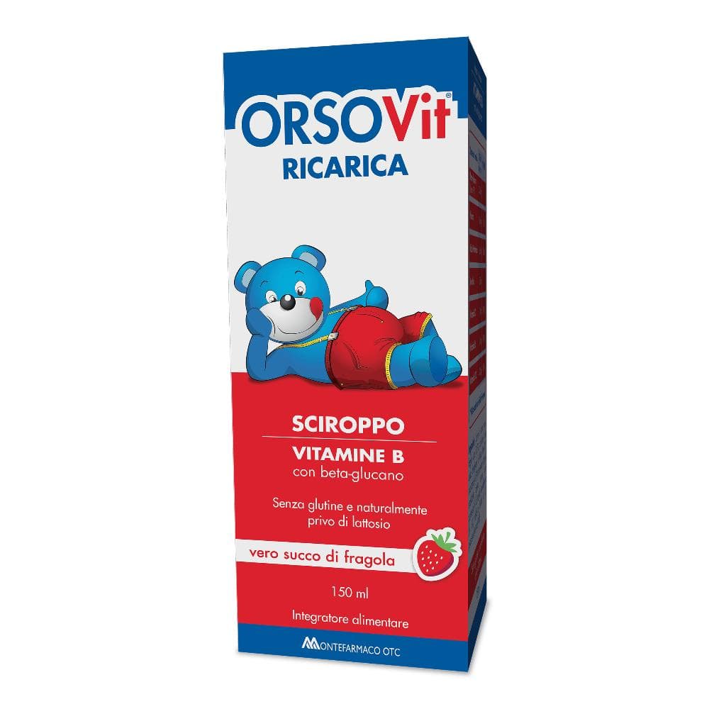 Orsovit Ricarica Sciroppo Vitaminico per Bambini
