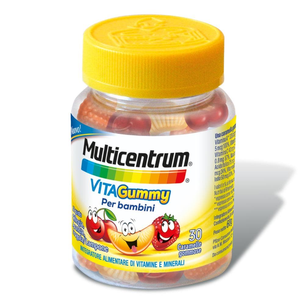 vitagummy 30 caramelle - integratore di vitamine e minerali per bambini