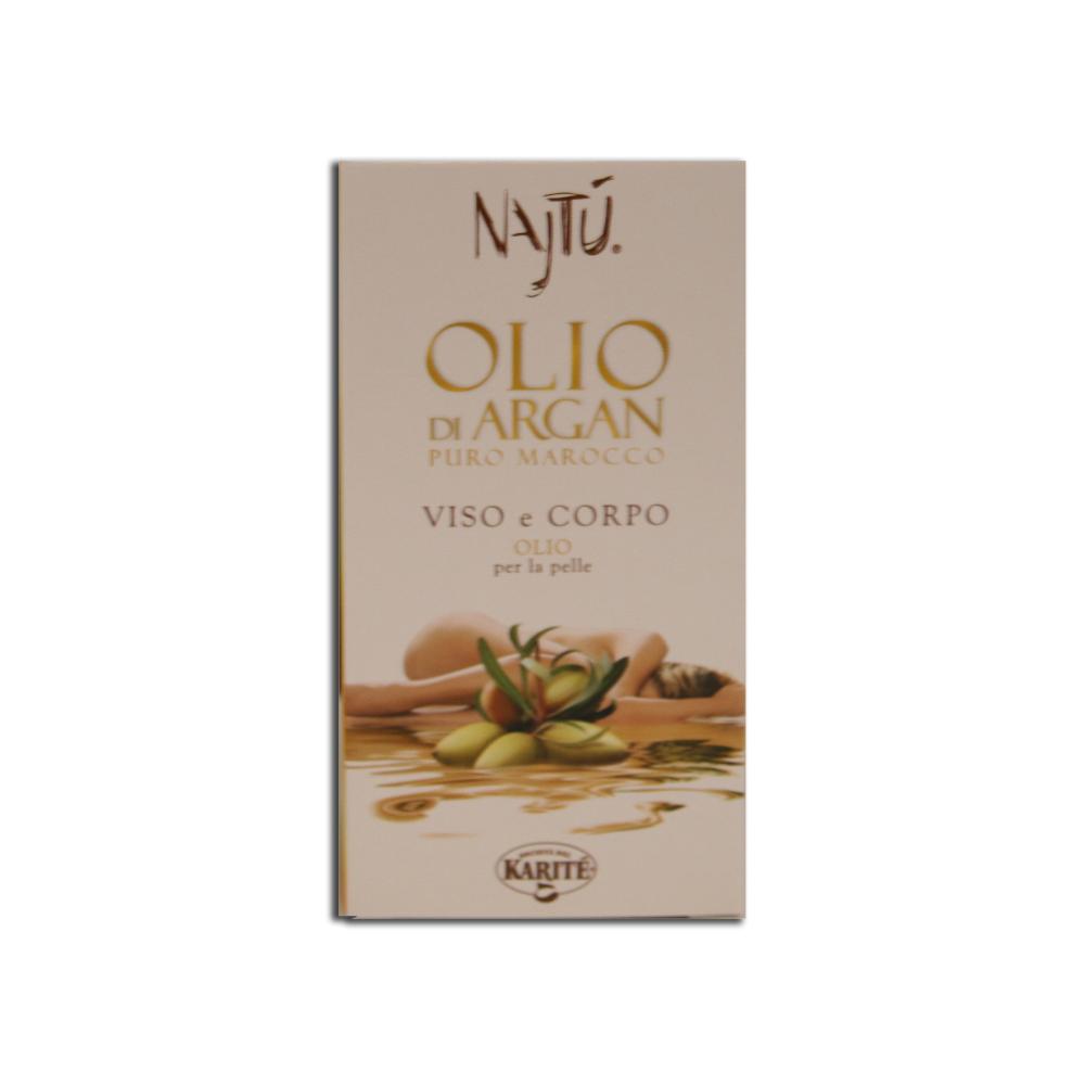 Najtù Olio Di Argan Puro Marocco Viso Corpo Capelli 30 ml
