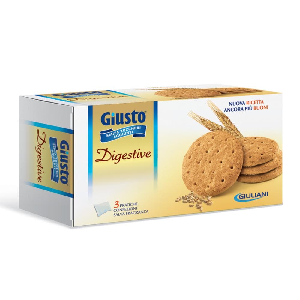 Giusto Digestive Biscotti senza zucchero 225 g