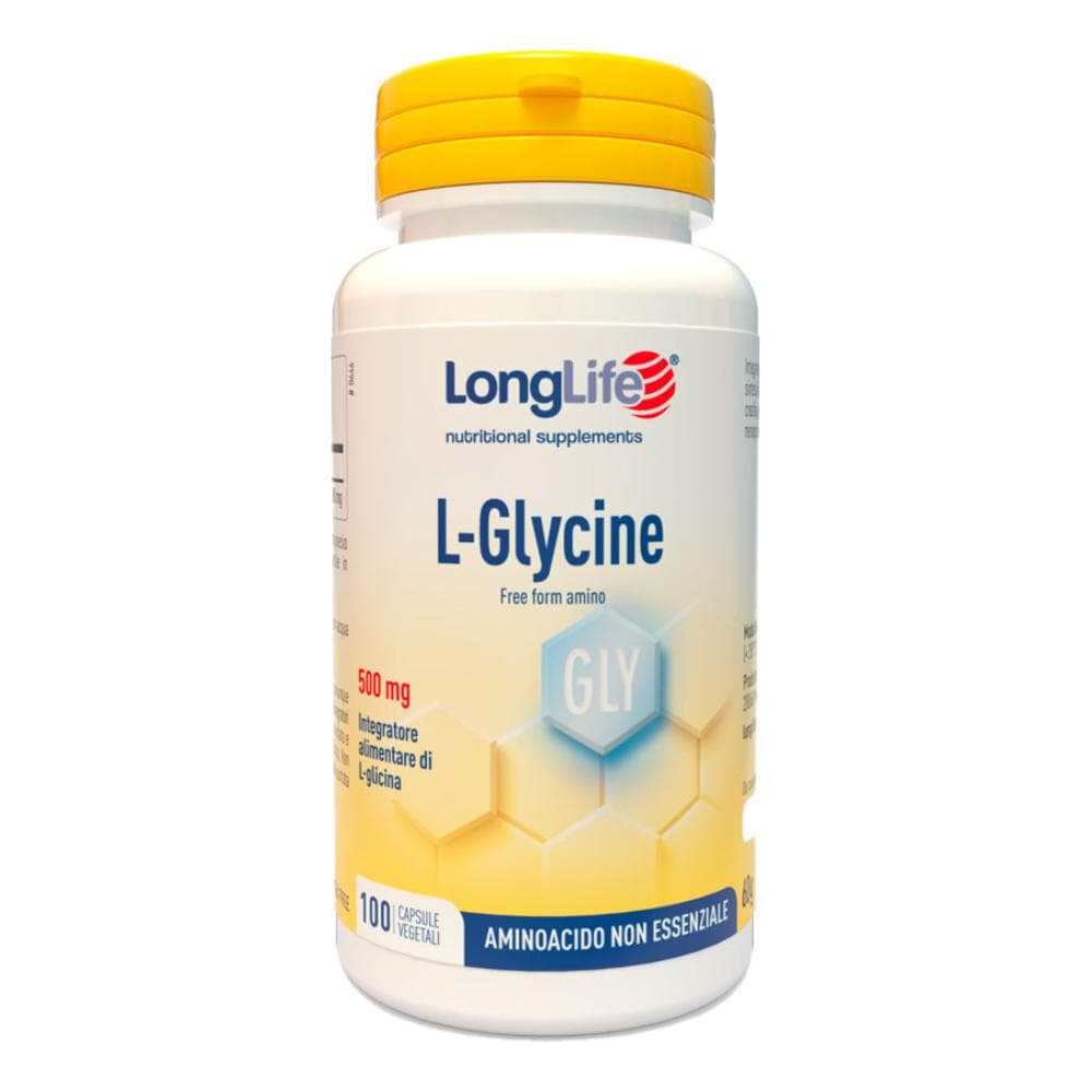 Longlife L Glycine 500 Mg 100 Capsule Vegetali