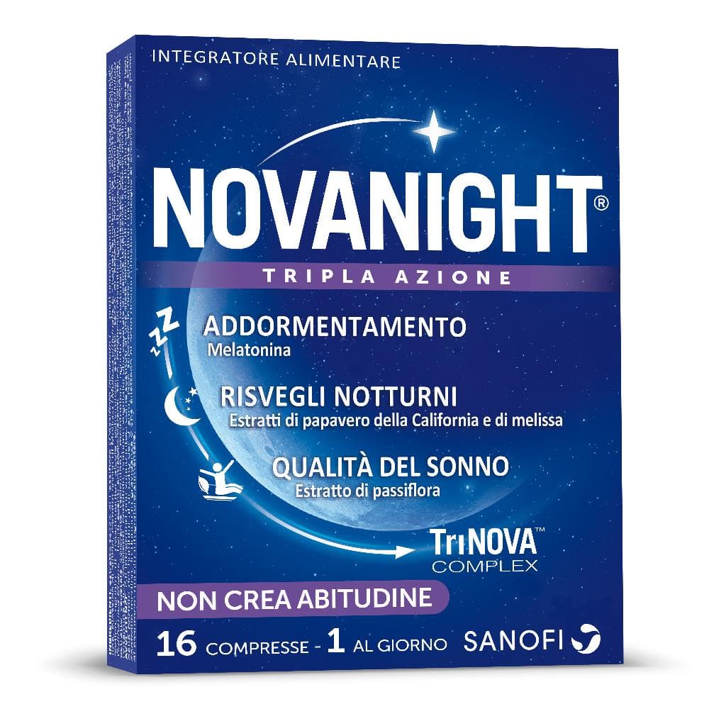 Sanofi Novanight Favorisce il Buon Riposo 16 compresse