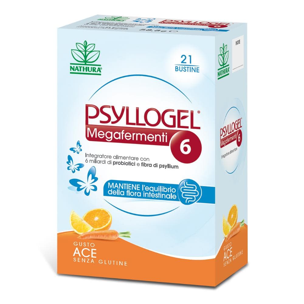 Psyllogel megafermenti 6 gusto ace 21 bustine