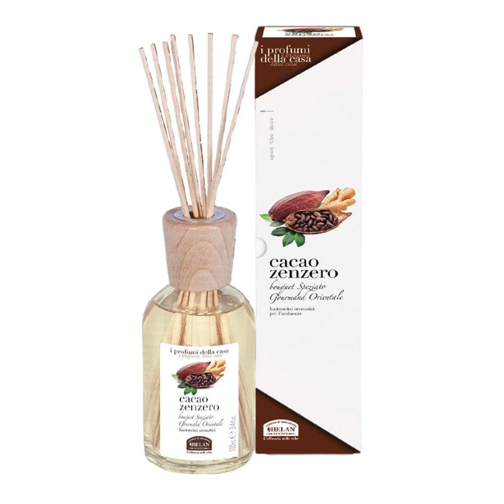 Helan Bastoncini Aromatici per la Casa Cacao e Zenzero 100 ML