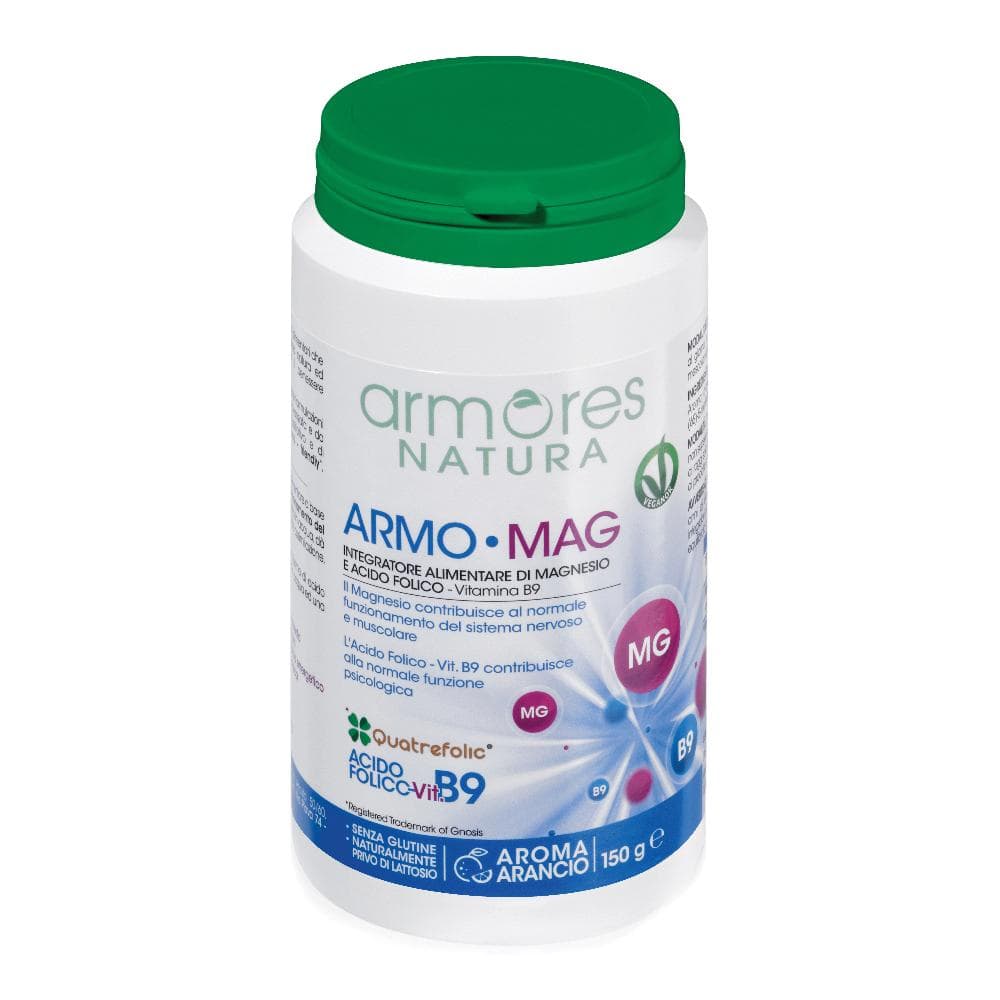 Armores Natura Armo-Mag Integratore Magnesio e Acido Folico 150 g