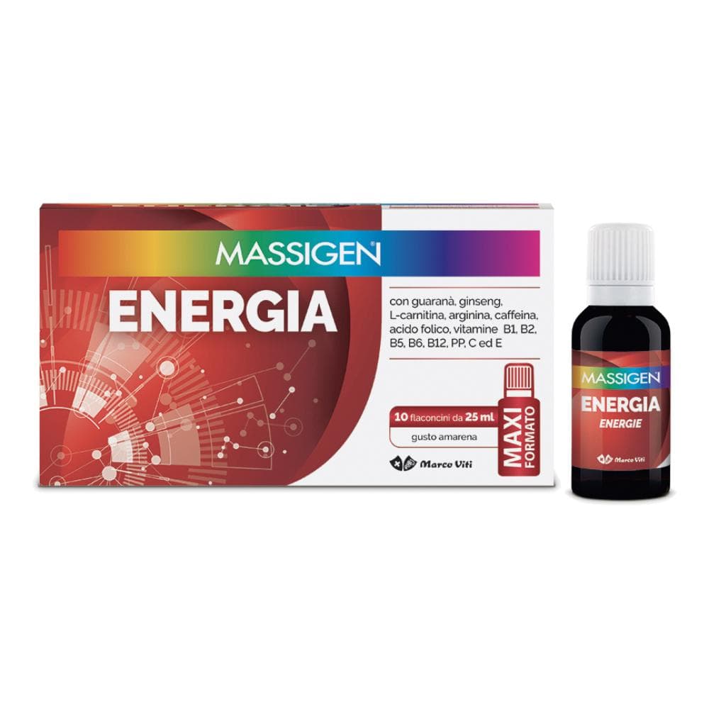 Massigen energia 10 flaconcini da 25 ml 10,90 e