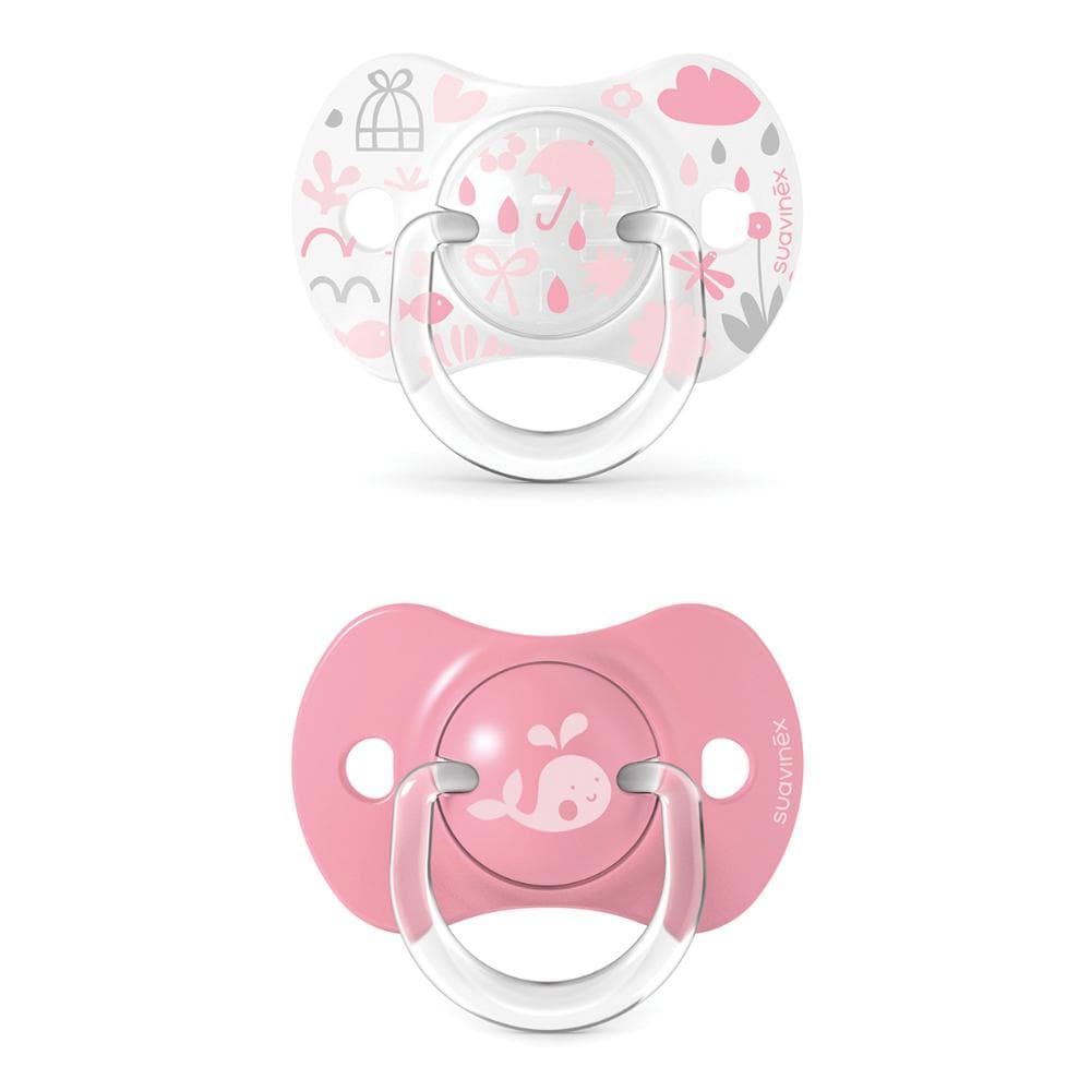 Suavinex Memories Succhietti Tettina Simmetrica SX Pro +18 mesi Rosa