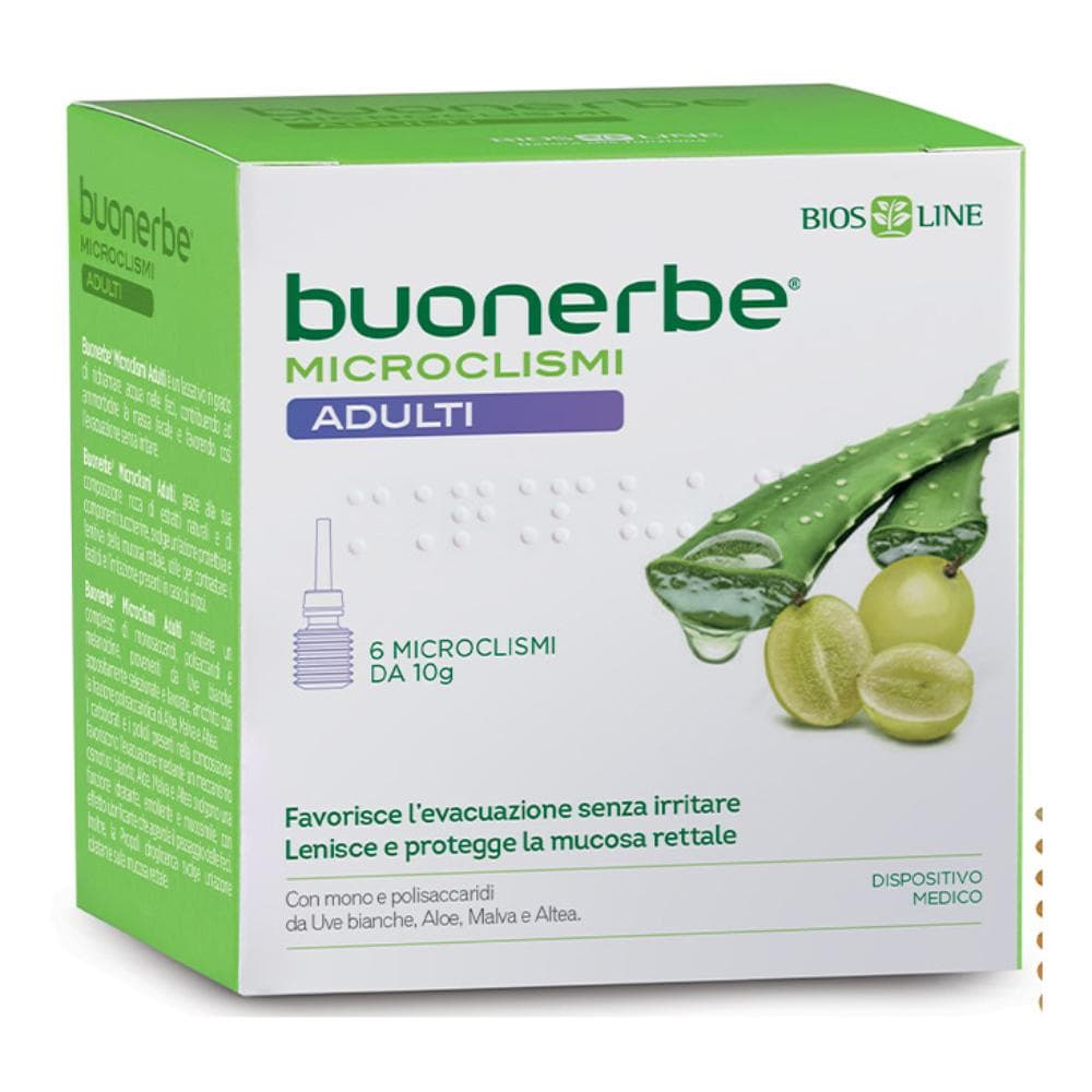 Buonerbe Microclismi Adulti 6 Microclismi