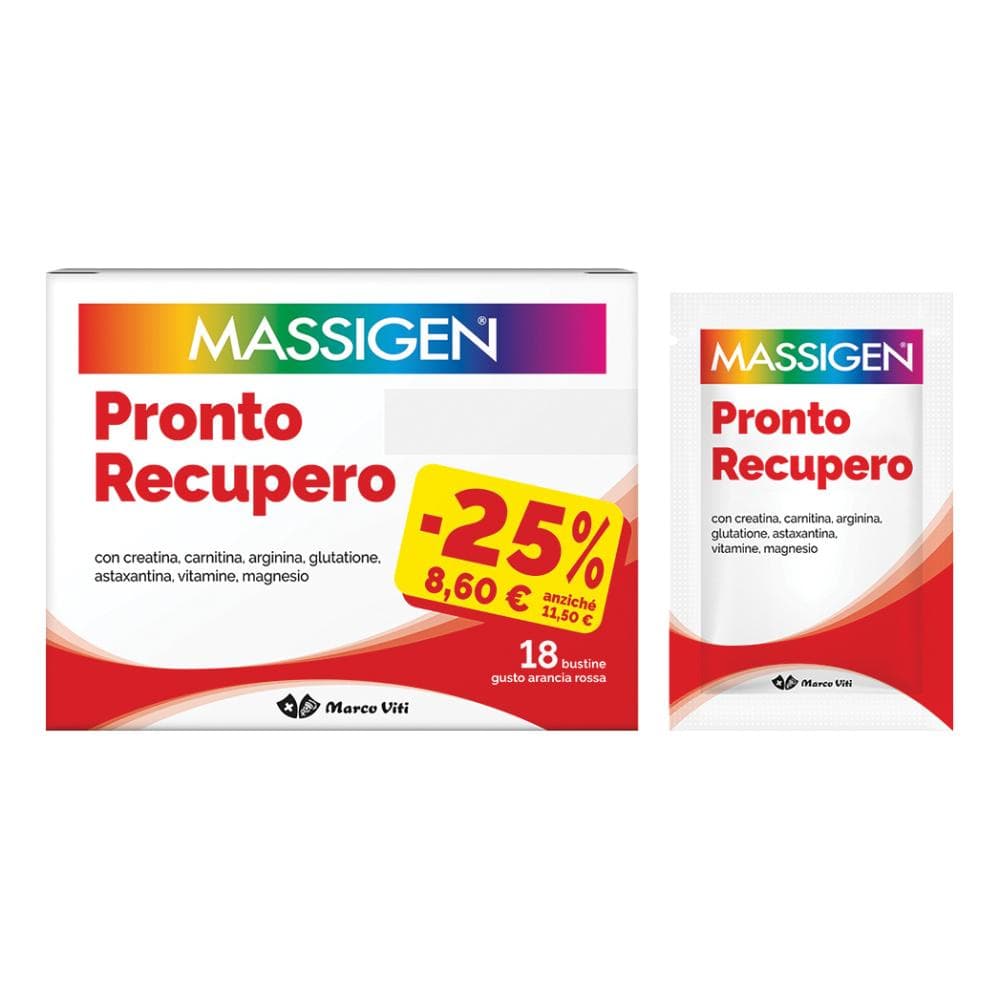 Massigen pronto recupero 18 bustine promo
