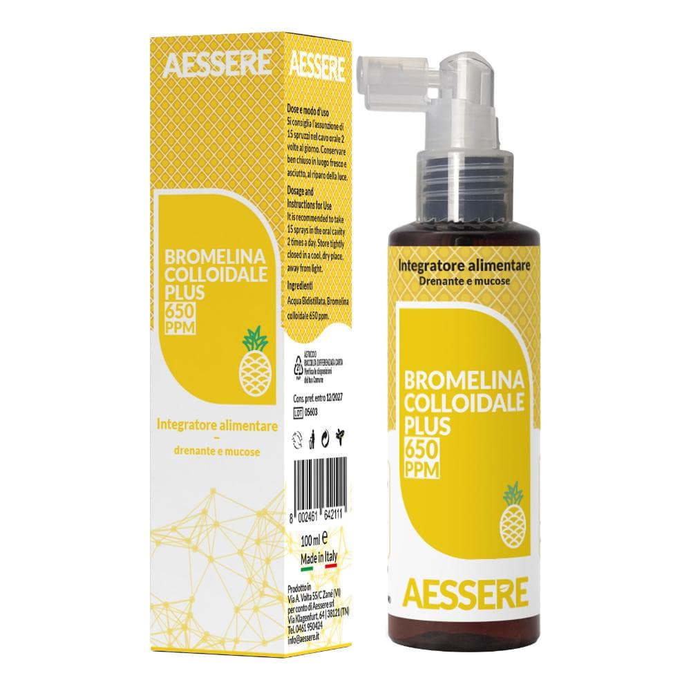 Bromelina Colloidale Plus Spray 650 Ppm 100 Ml