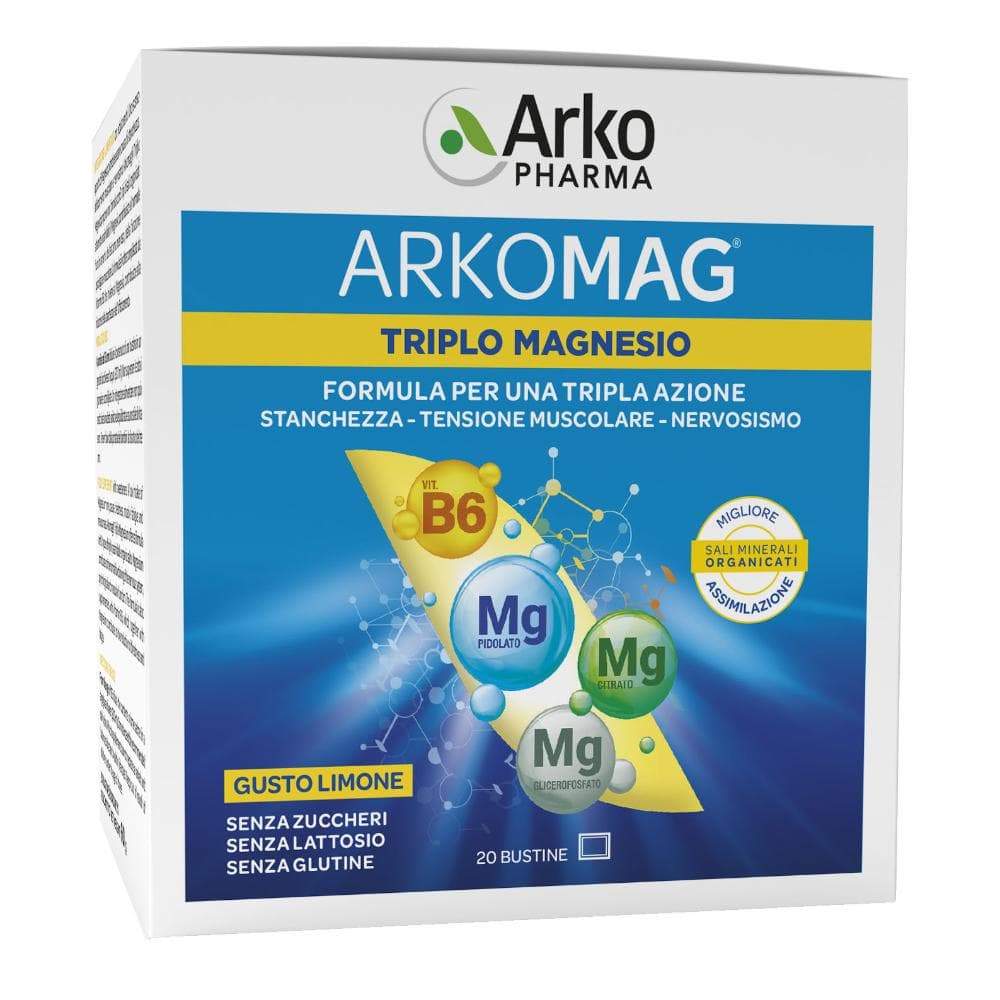 Arkomag Triplo Magnesio 20 Bustine