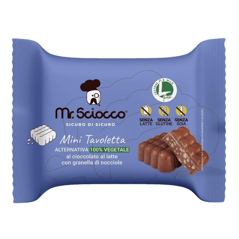 Mr Sciocco mini tavoletta cioccolato nocciola 11 g - mini tavoletta cioccolato e nocciole